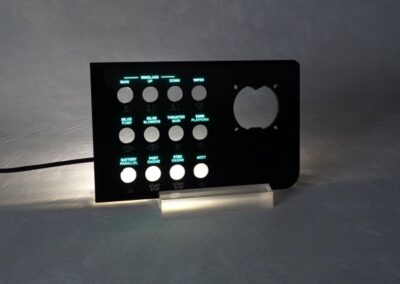 panel świetlny firmy Damzo