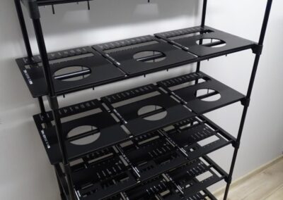 zdjęcie z produkcji paneli firmy Damzo